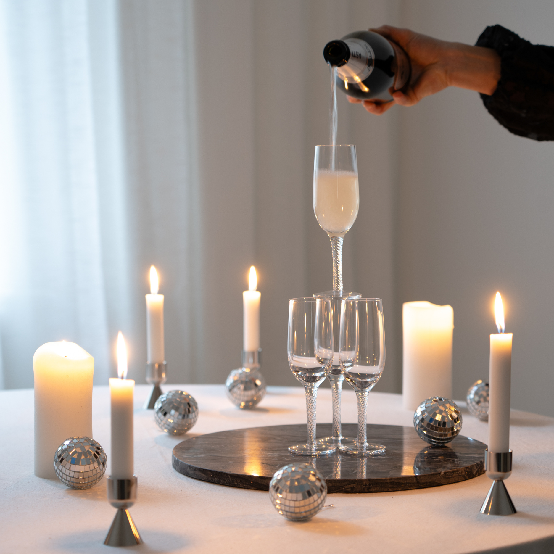 Eclisse Champagneglas